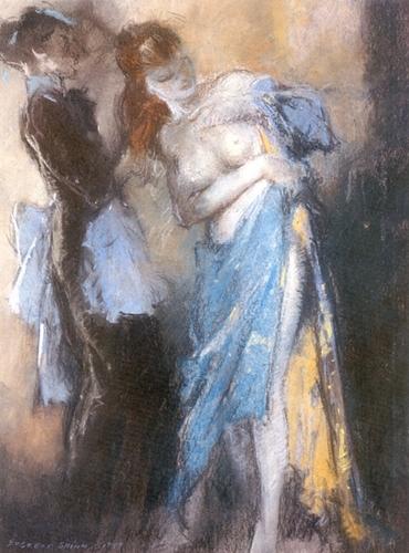 Young Woman And Her Maid — Everett Shinn