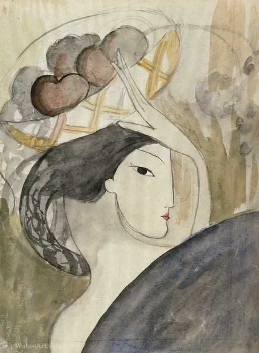 Femme À La Corbeille De Fruits (1912) — Marie Laurencin