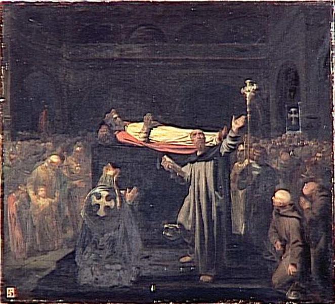 Funerailles De Dagobert A Saint Denis.janvier 638 — Nicolas François Octave Tassaert