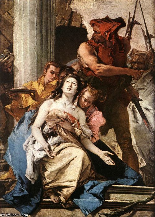 The Martyrdom Of St Agatha — Giambattista Tiepolo