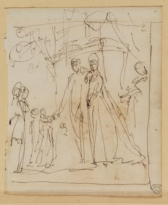 Sketch For A Group Portrait — George Romney