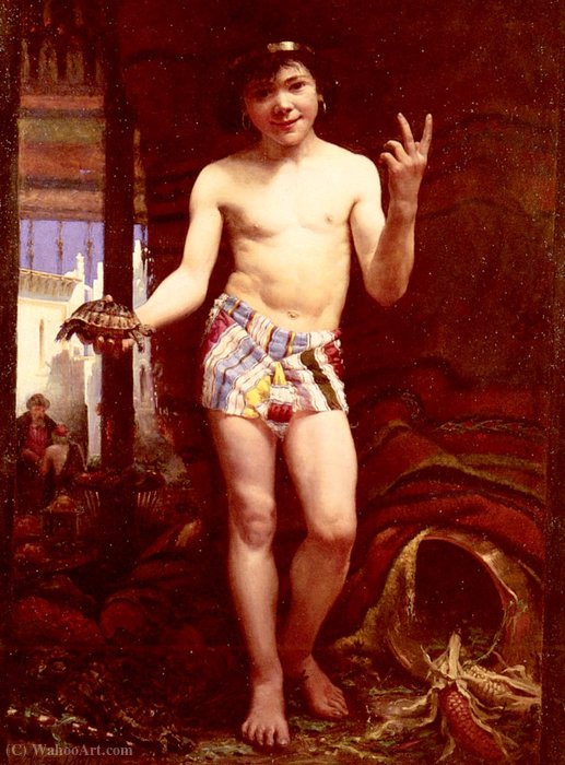 Thivet Antoine Auguste The Young Street Vendor — Charles-victor Thirion