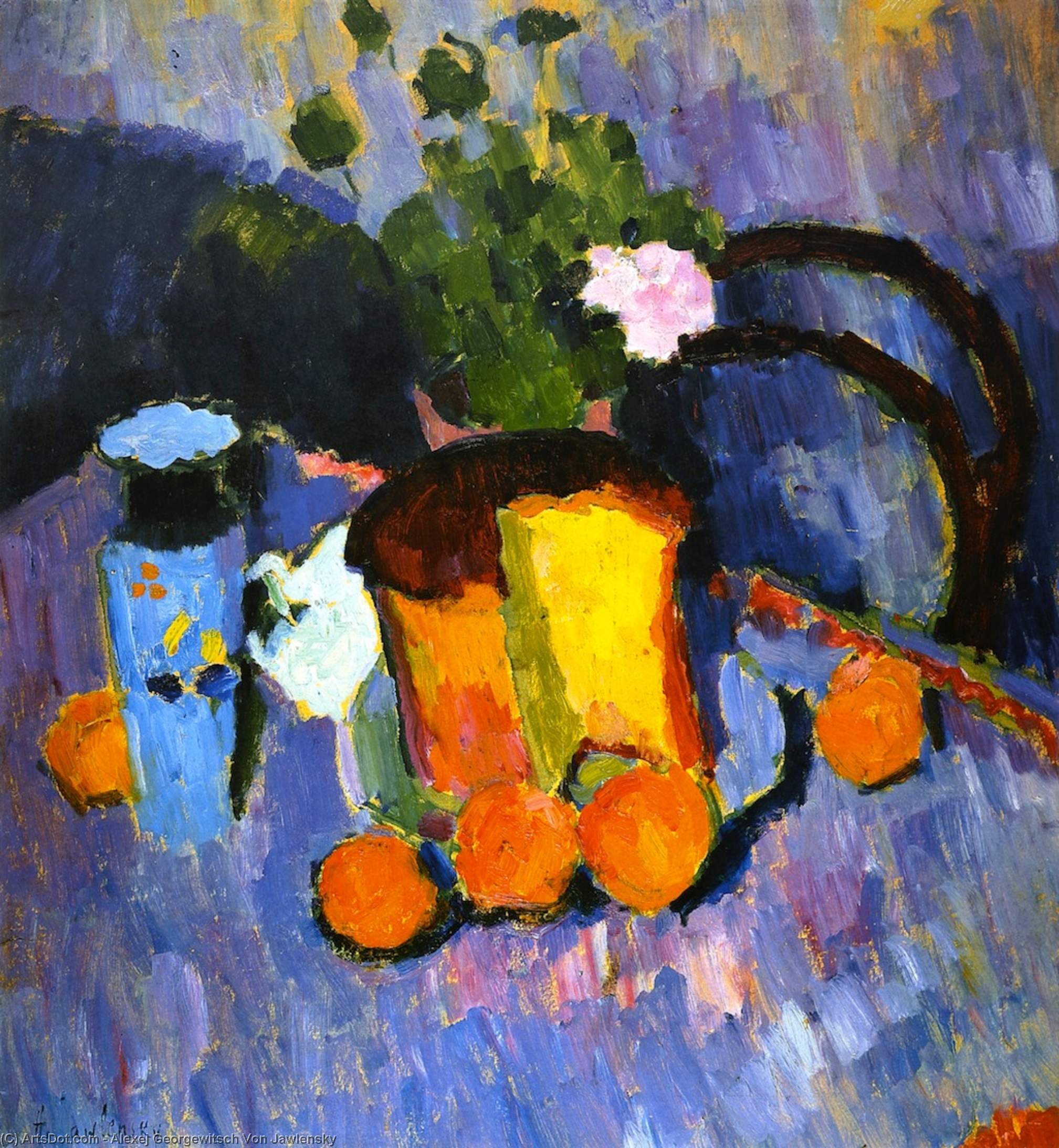 Naturaleza Muerta Con Kulich — Alexej Von Jawlensky