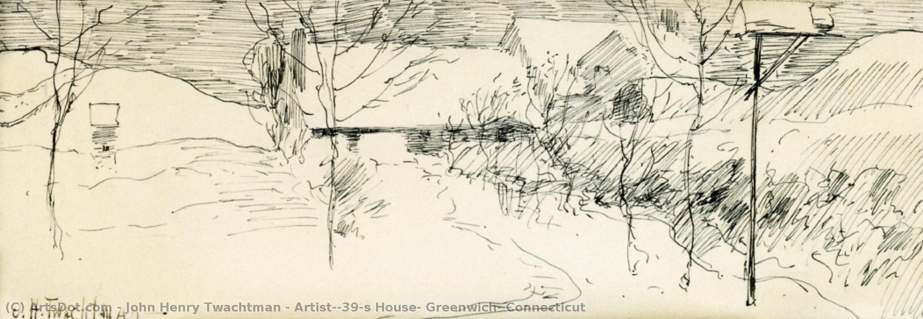 Artist's House, Greenwich, Connecticut — John Henry Twachtman