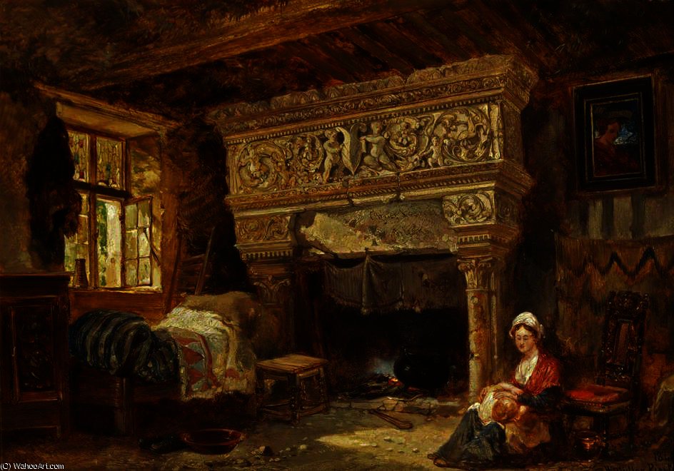 French Interior — ウィリアム・ジェームス・ミュラー
