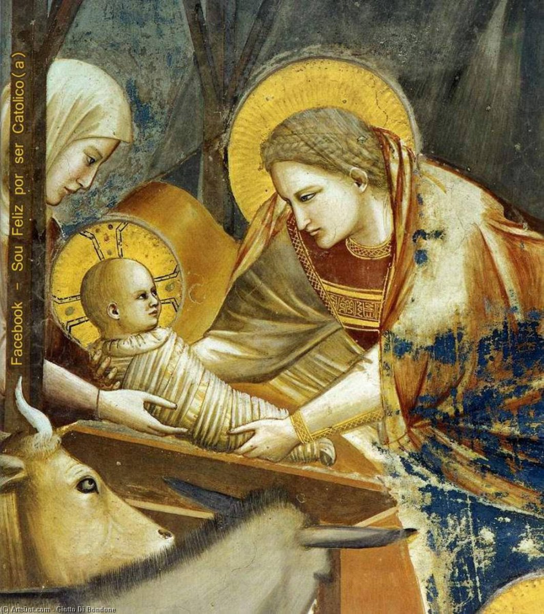 El Nacimiento De Jesús (detalle) — Giotto Di Bondone