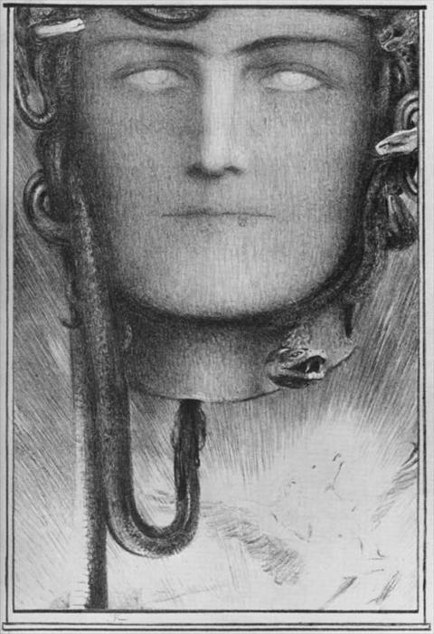 The Blood Of The Medusa — Fernand Edmond Jean Marie Khnopff