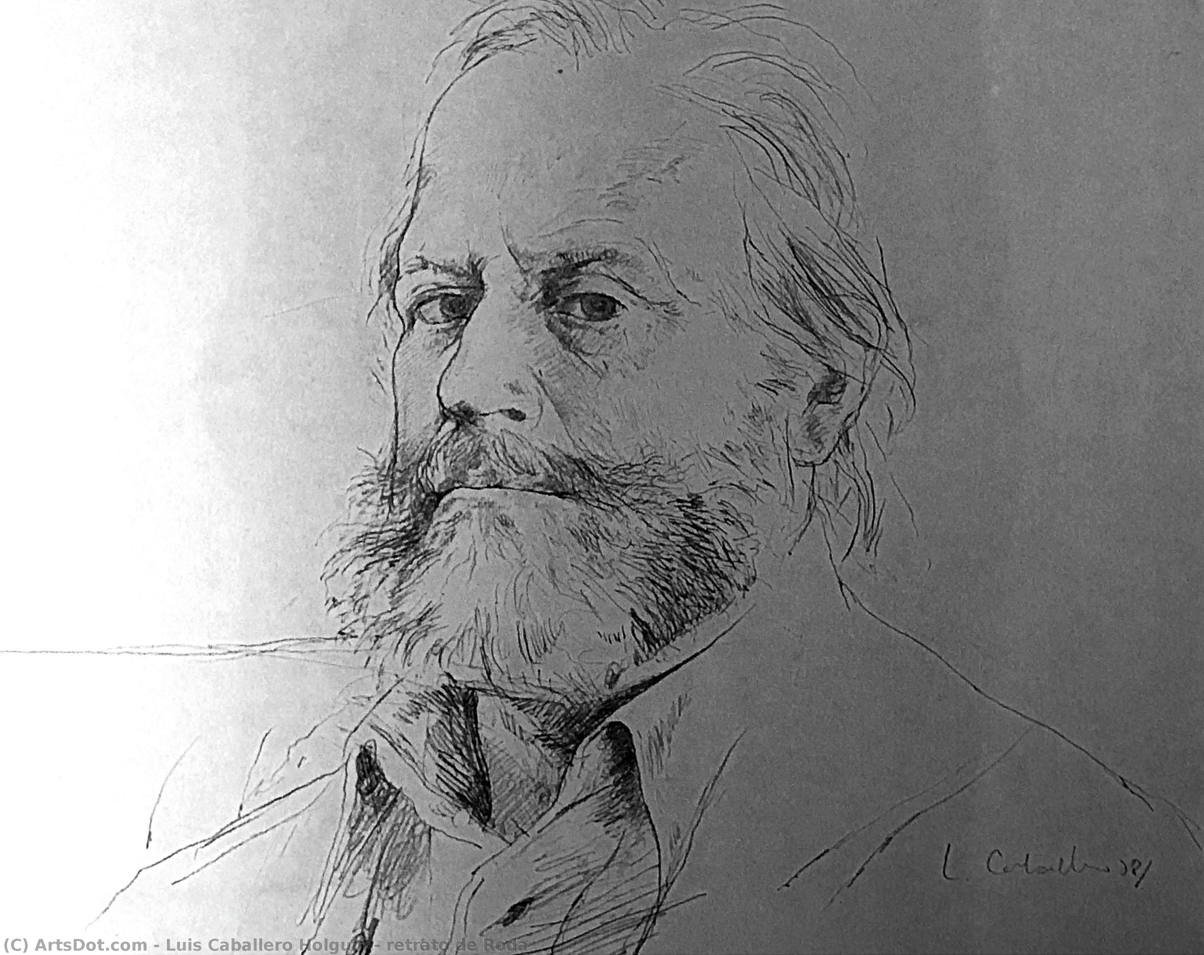 Retrato De Roda — Luis Caballero Holguín