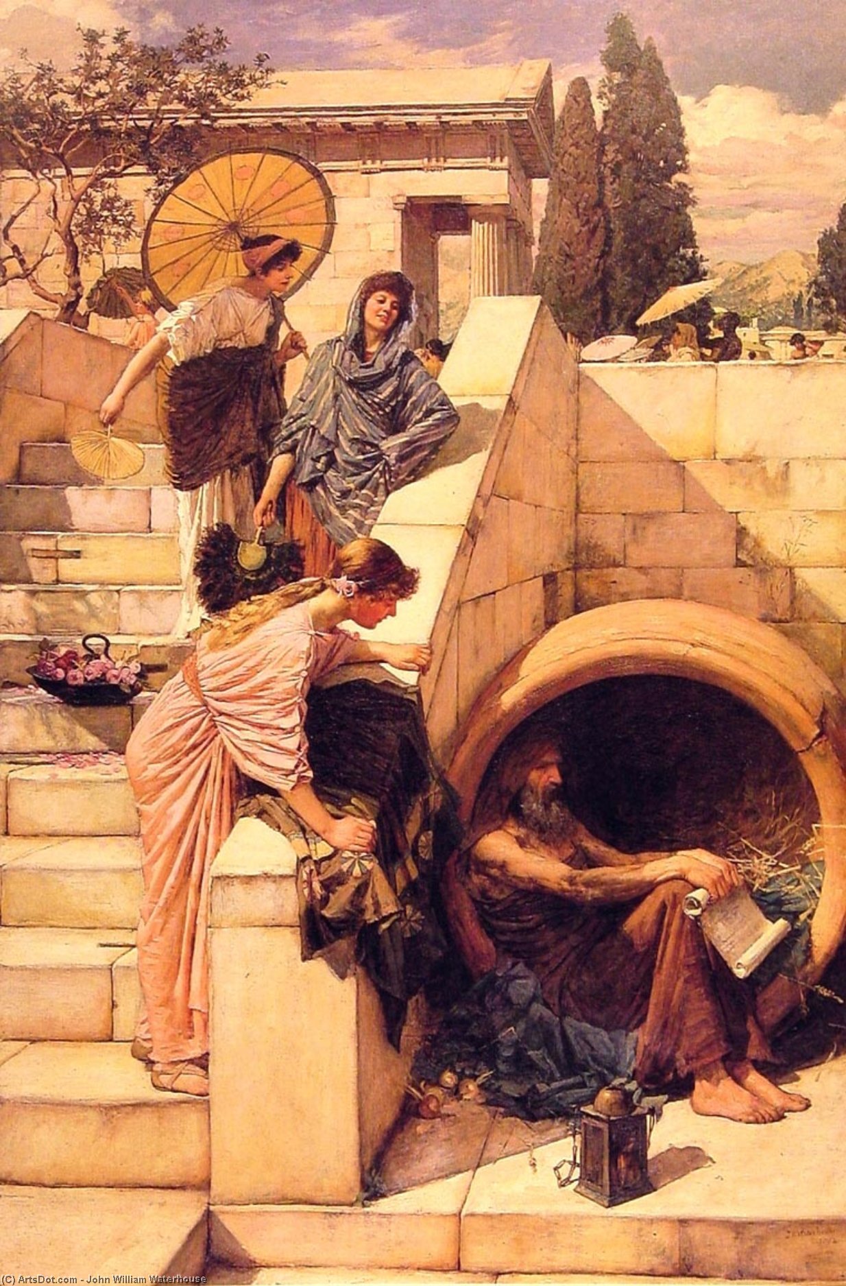 Diogenes — ジョン・ウィリアム・ウォーターハウス