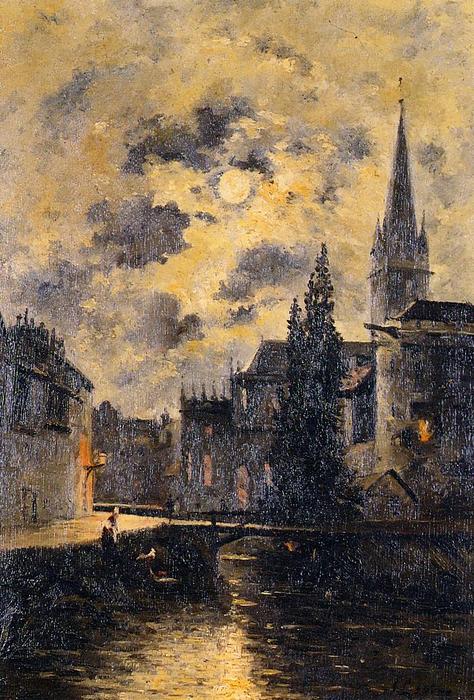A Moonlit Canal — Станислав Лепин