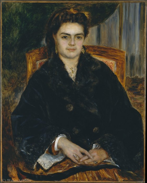 Madame Édouard Bernier (1871) — Pierre-auguste Renoir