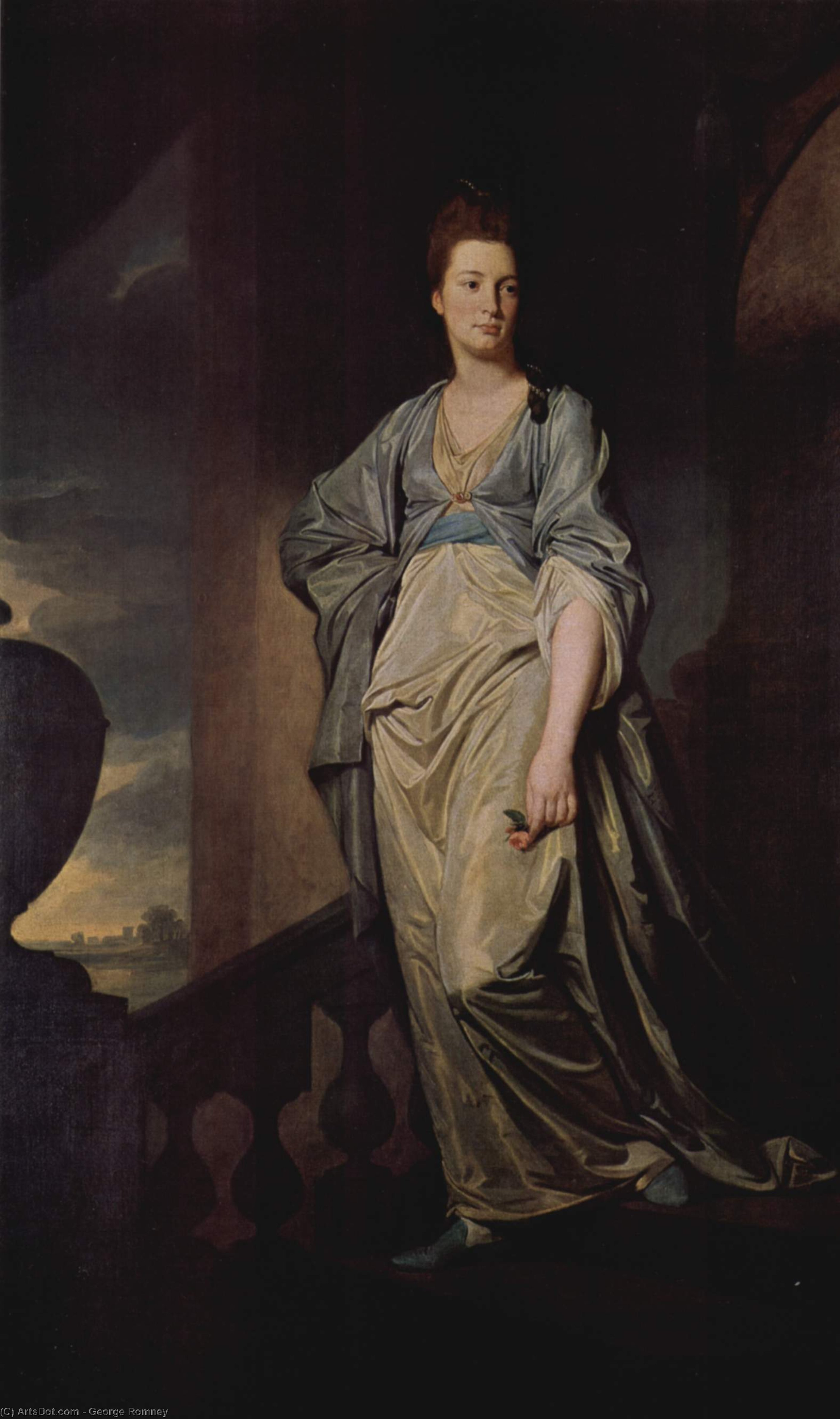 Portrait Of Mrs. Verelst — George Romney