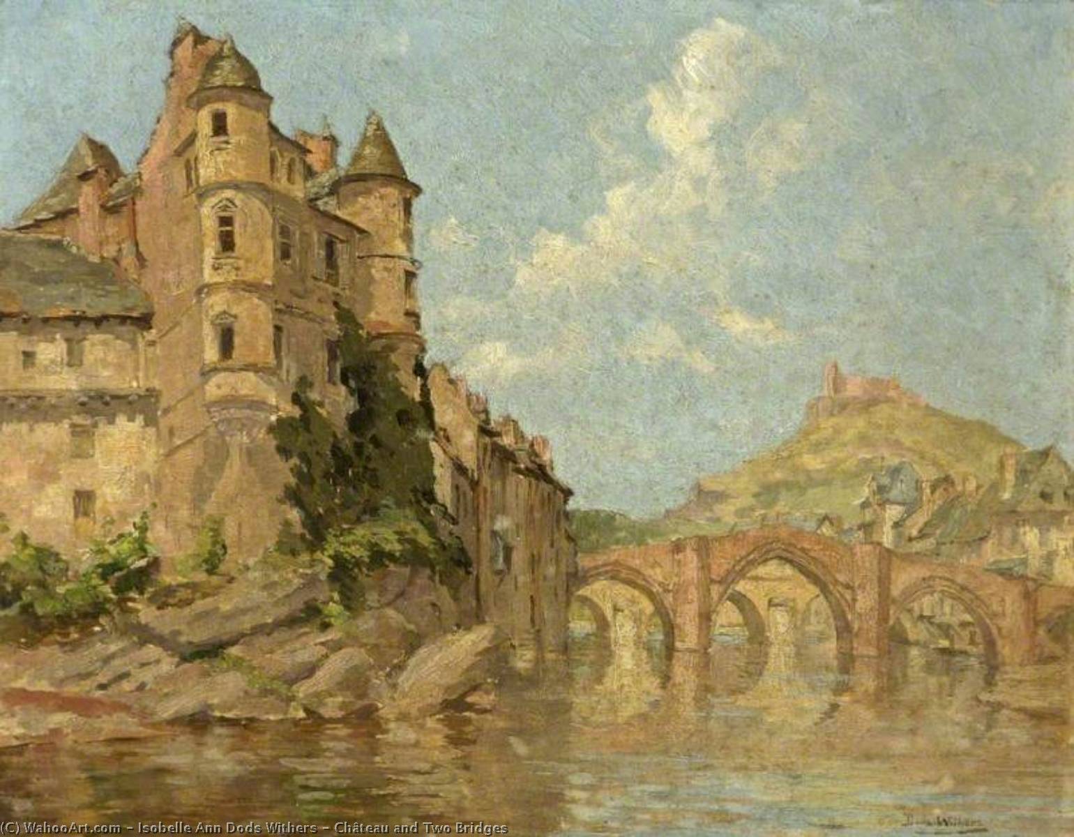 Château And Two Bridges — Isobelle Ann Dods Withers