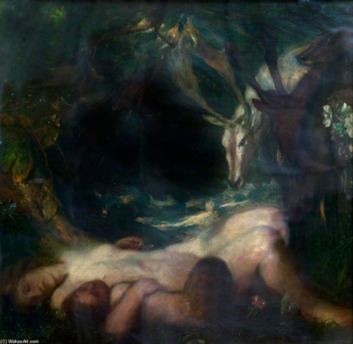 The Wood Nymph — Charles Haslewood Shannon