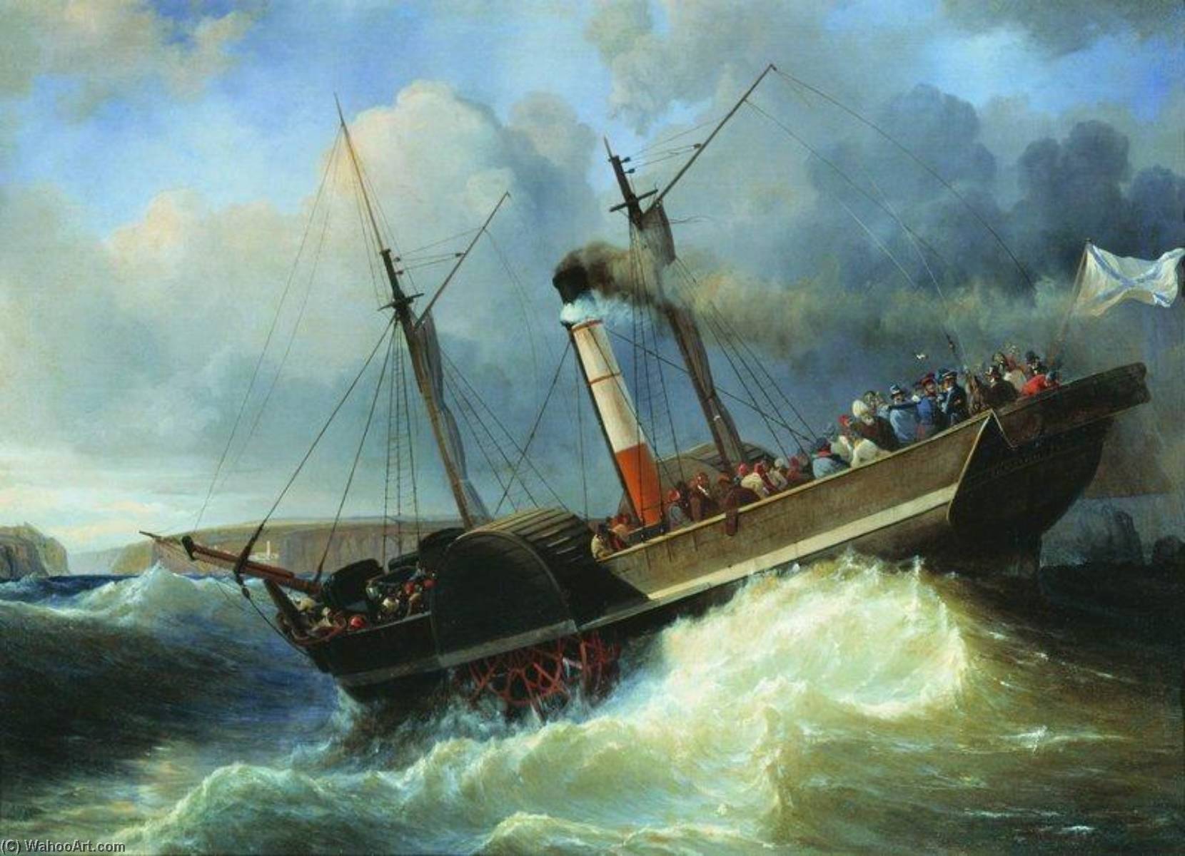 The Emperor Nicholas Passenger Ship In The Black Sea — Alexei Petrowitsch Bogoljubow