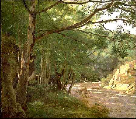 Ravine In The Morvan, Near Lormes — Jean-baptiste-camille Corot