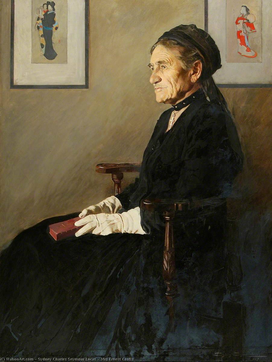 Mrs Ernest Crofts — Sydney Charles Seymour Lucas
