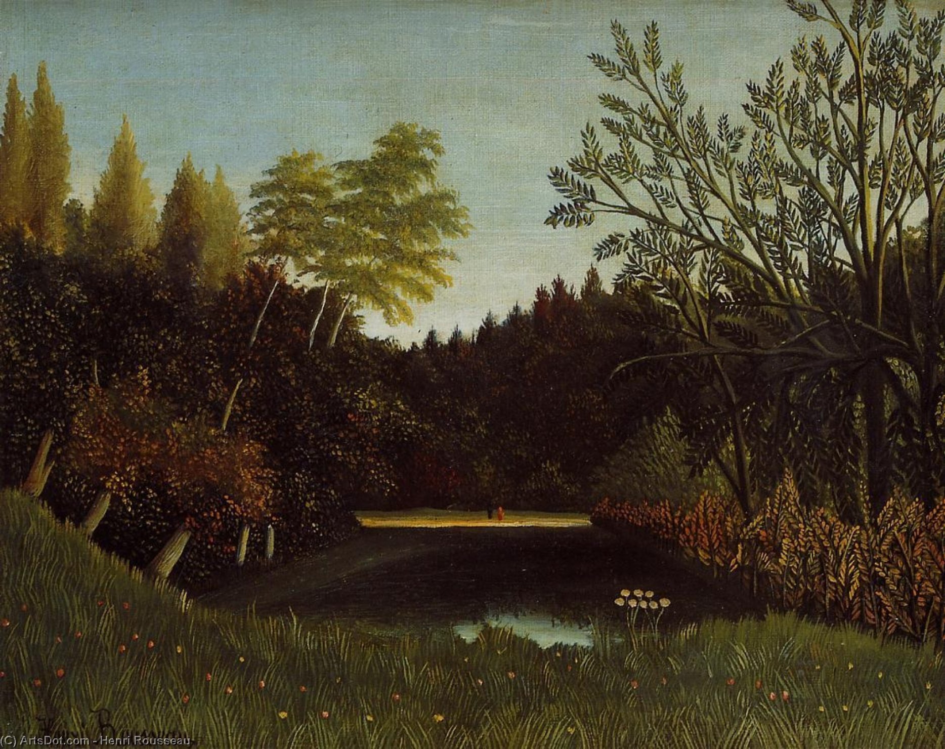 View Of The Bois De Boulogne — Henri Julien Félix Rousseau (le Douanier)