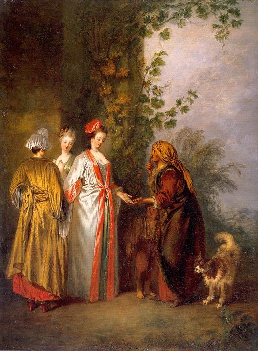 The Fortune Tellers — Jean-antoine Watteau