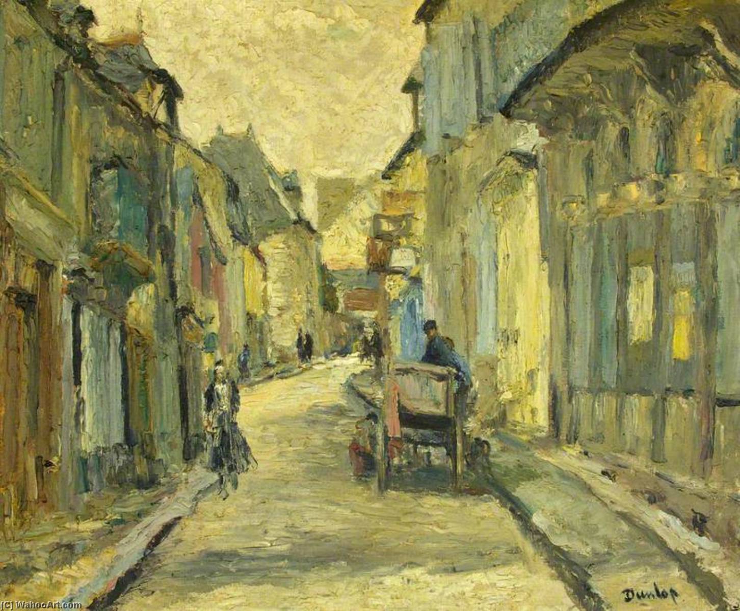 Street Scene, Dinan — Ronald Ossory Dunlop