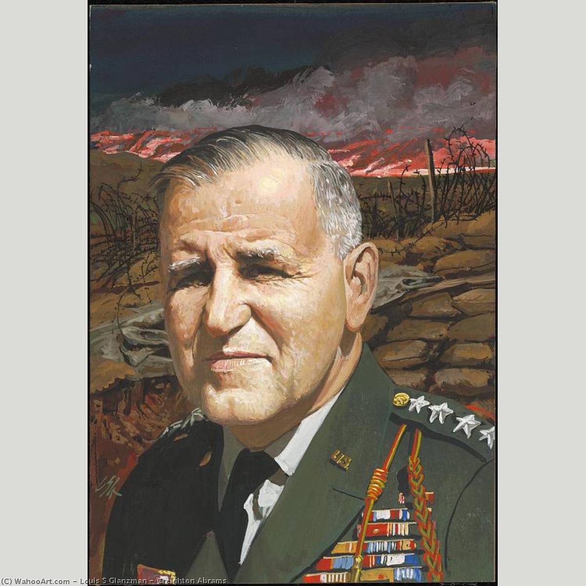 Creighton Abrams — Louis S Glanzman