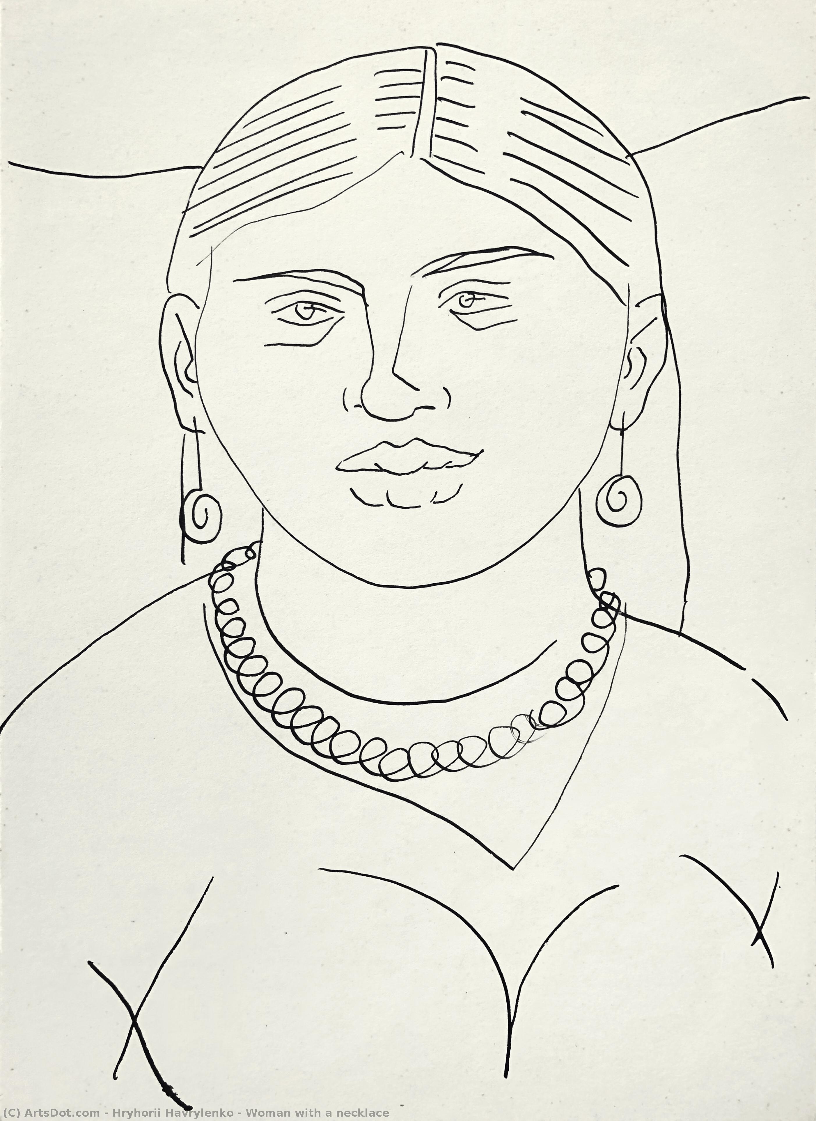 Woman With A Necklace — Hryhorii Havrylenko