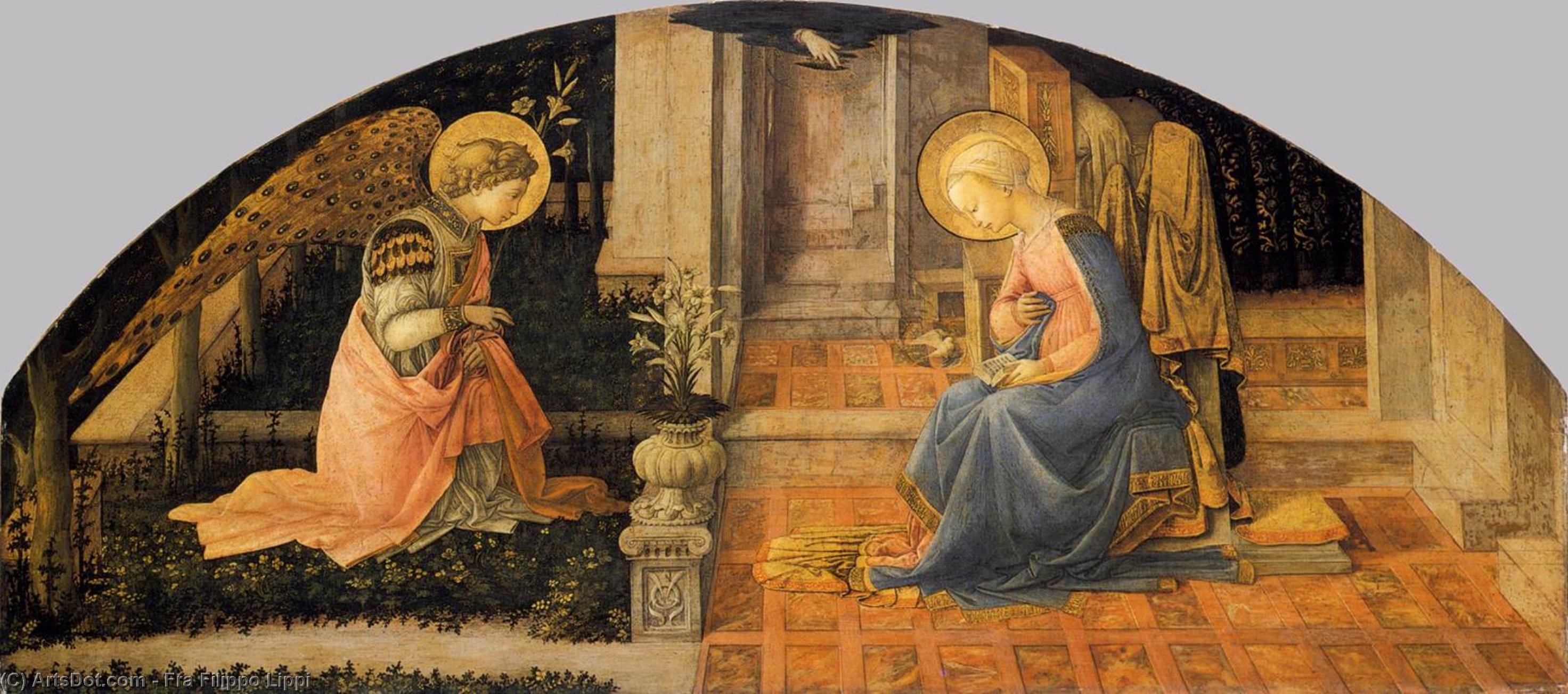 Annunciation — Filippo Di Tommaso Lippi