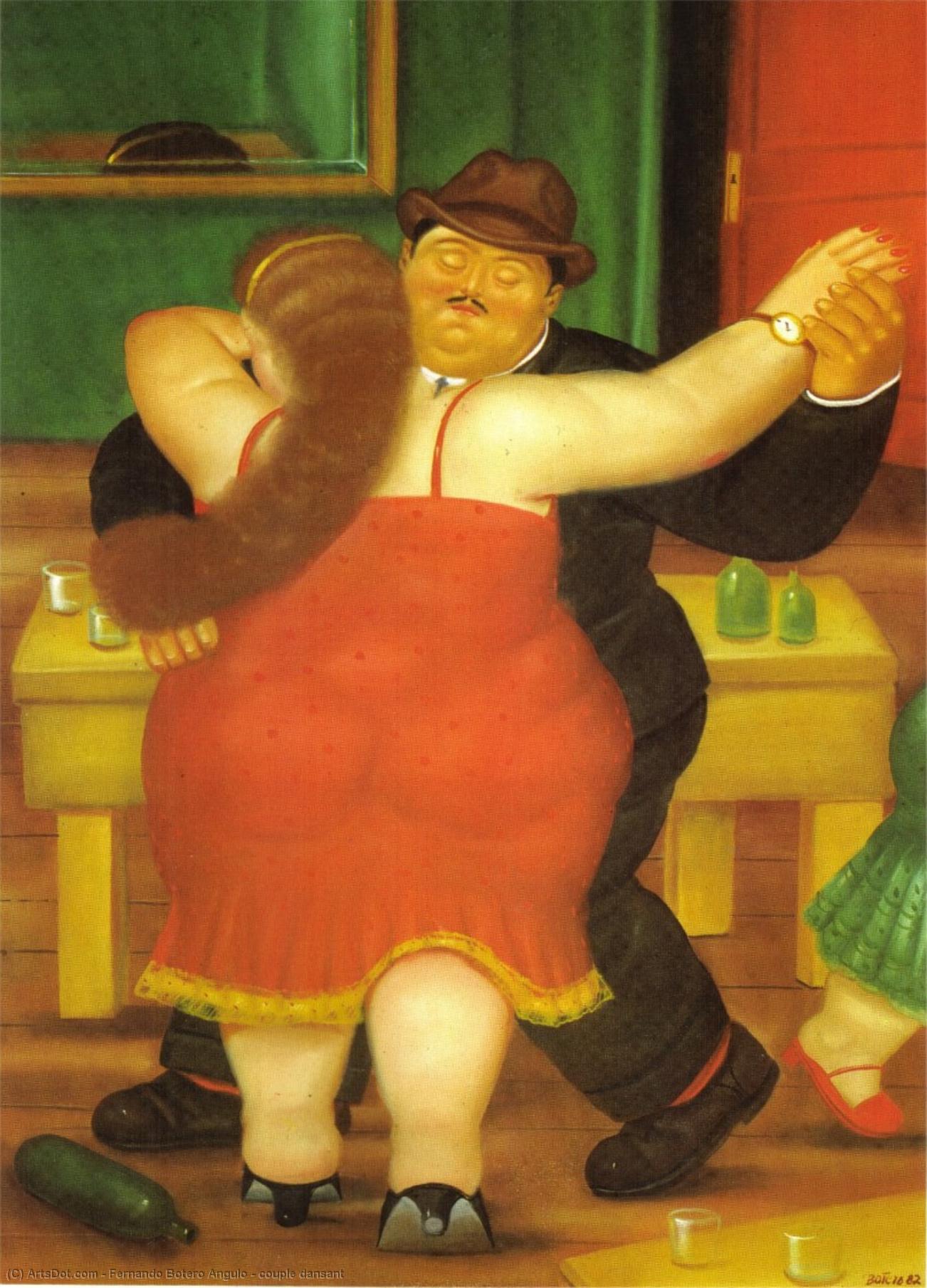 Couple Dansant — Фернандо Ботеро