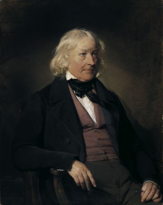 Portrait Of Sculptor Bertel Thorvaldsen — Friedrich Ritter Von Amerling
