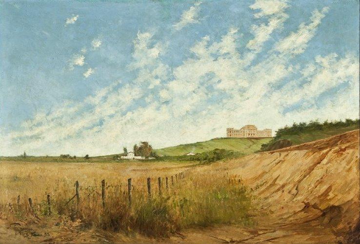 Português Paisagem Do Campo Do Ipiranga — Antonio Parreiras