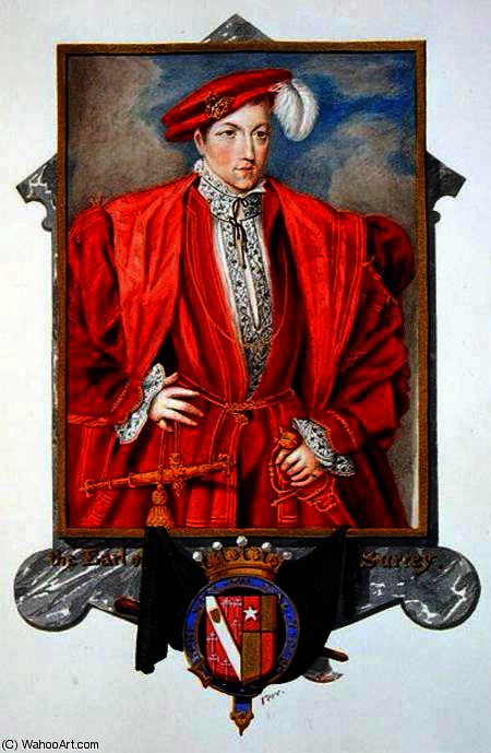 Portrait Of Henry Howard Earl Of Surrey From 'memoirs Of The Court Of Queen Elizabeth — Sarah Countess Of Essex