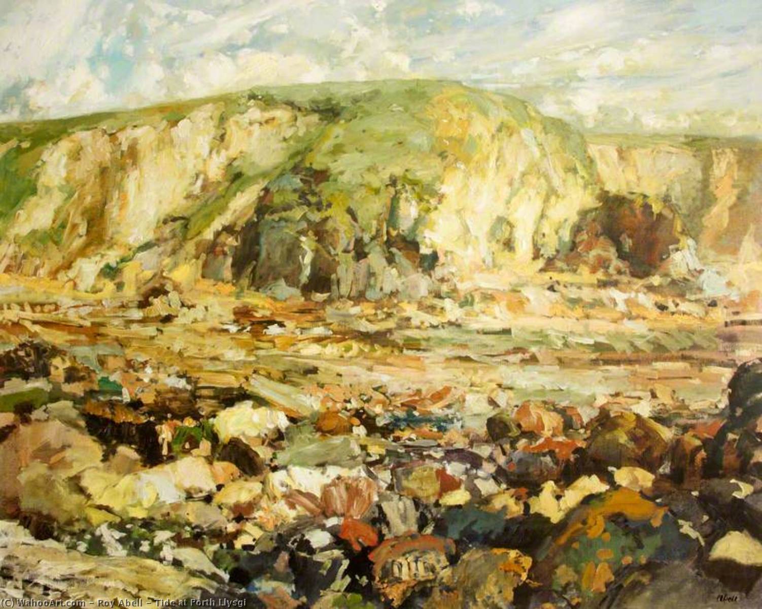 Tide At Porth Llysgi — Roy Abell