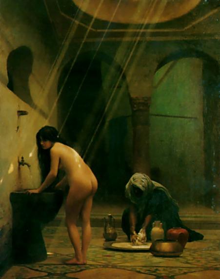 Un Bain Maure - Femme Turque Au Bain, No.2 — Jean-léon Gérôme