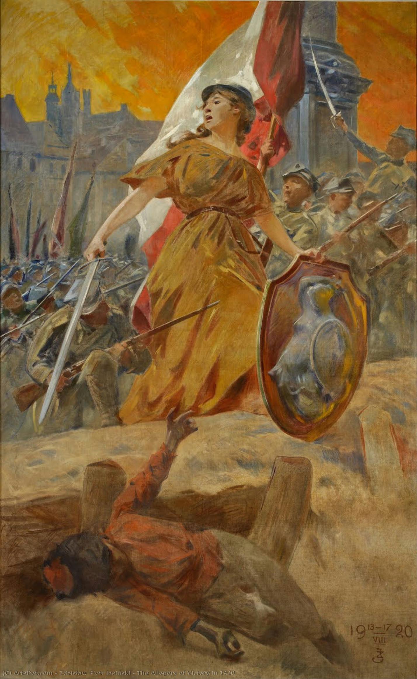 The Allegory Of Victory In 1920 — Zdzisław Piotr Jasiński