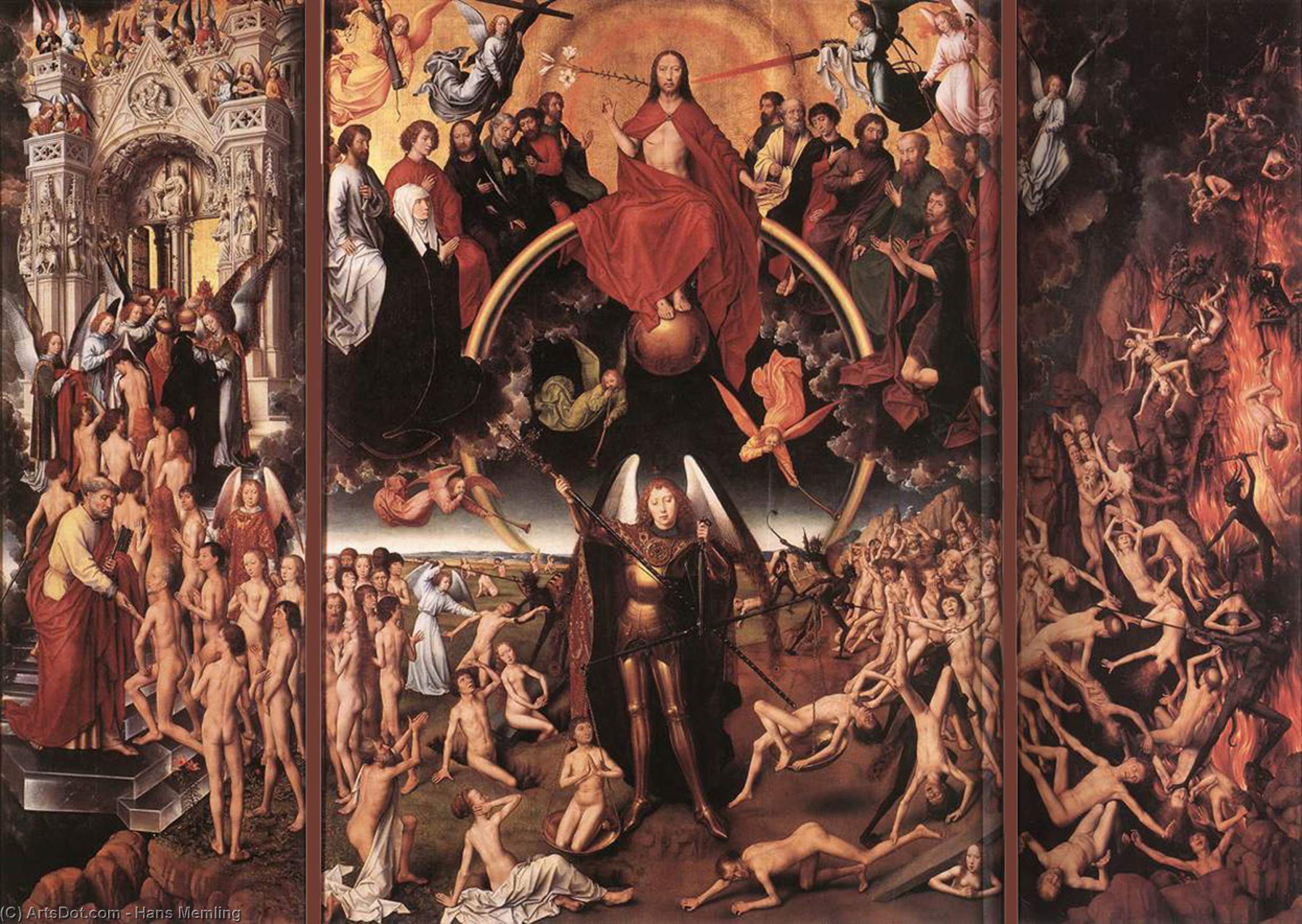 Last Judgment Triptych (open) — Ханс Мемлинг