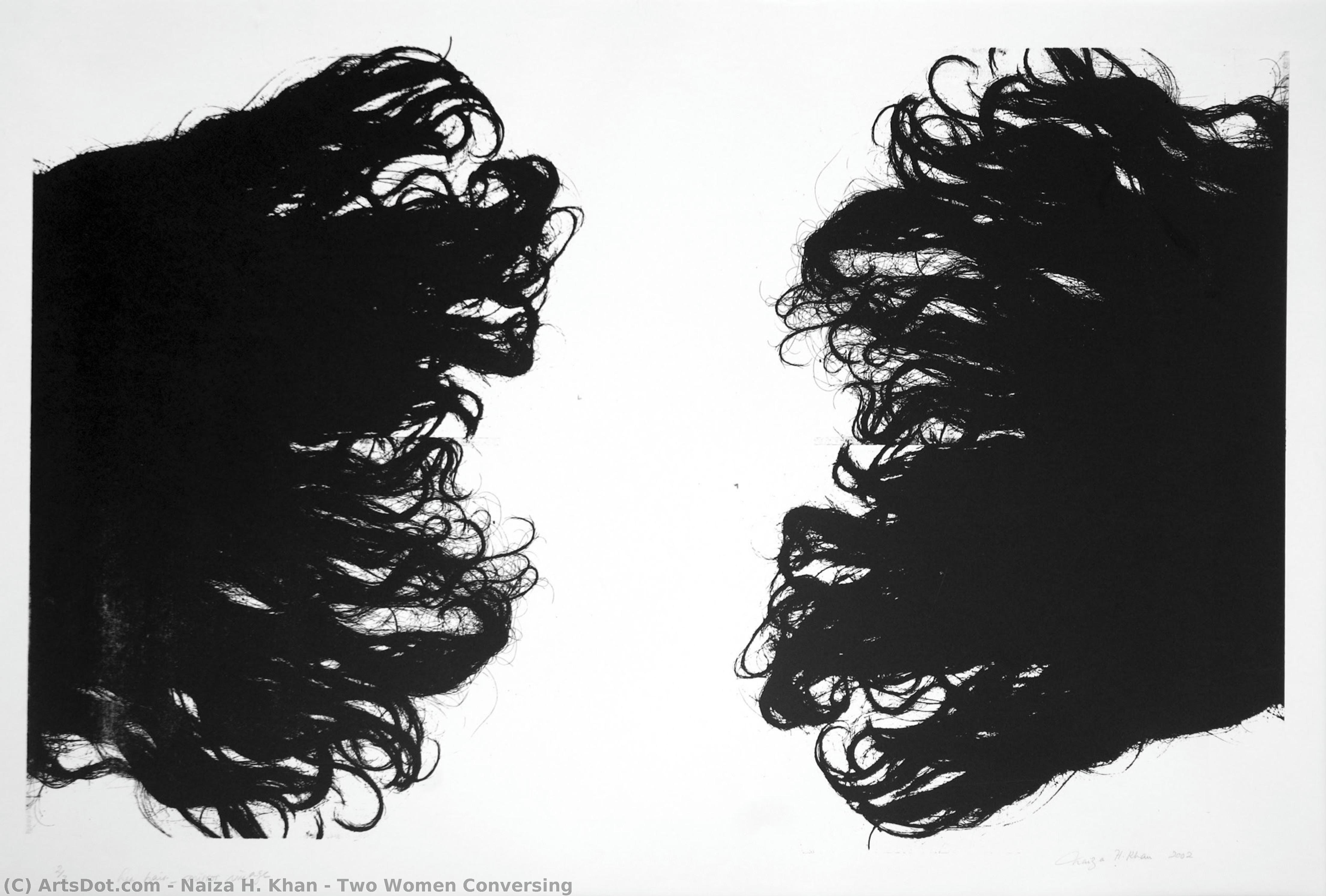 Two Women Conversing — Naiza H. Khan