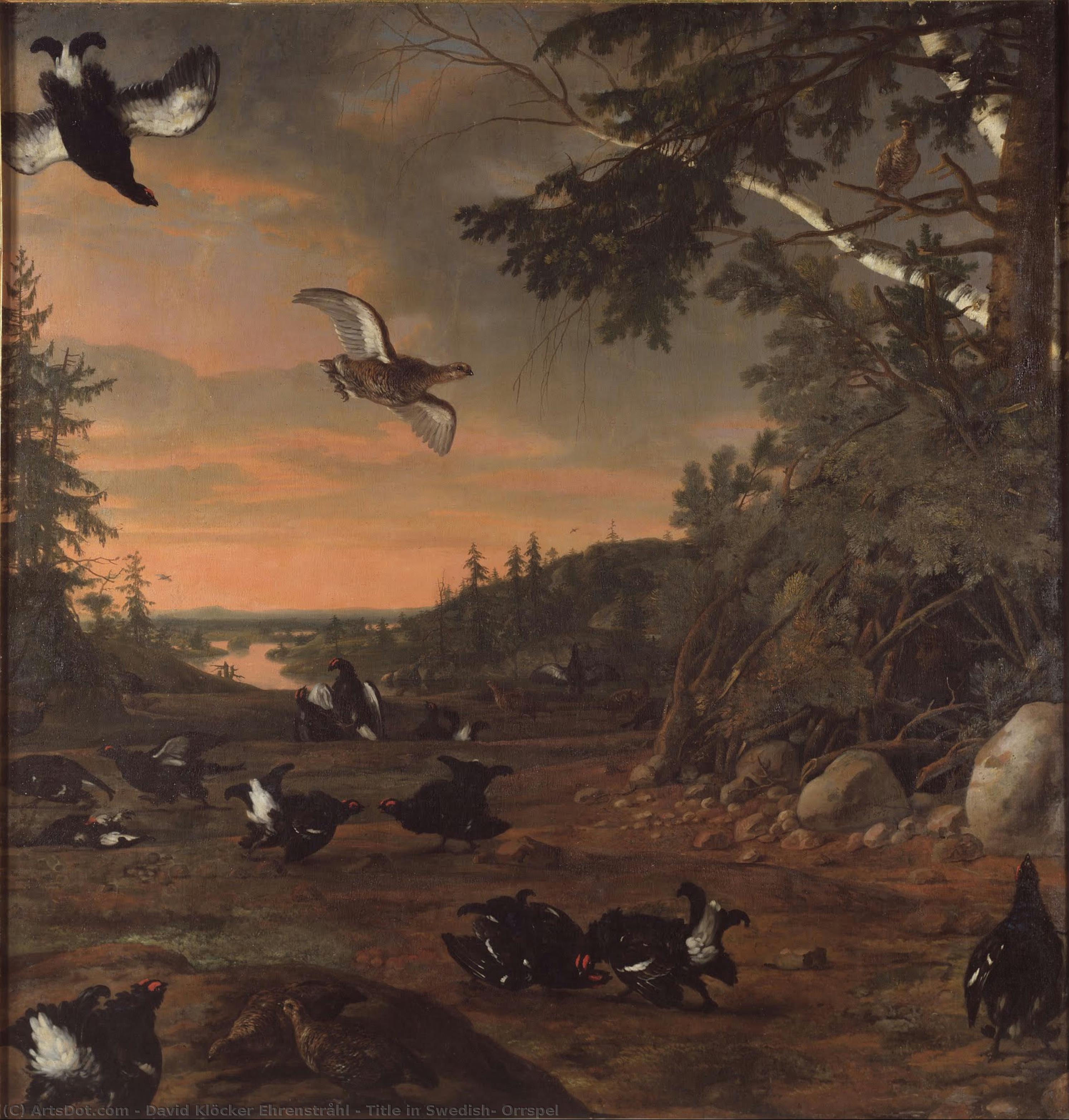 Title In Swedish: Orrspel — David Klöcker Ehrenstråhl