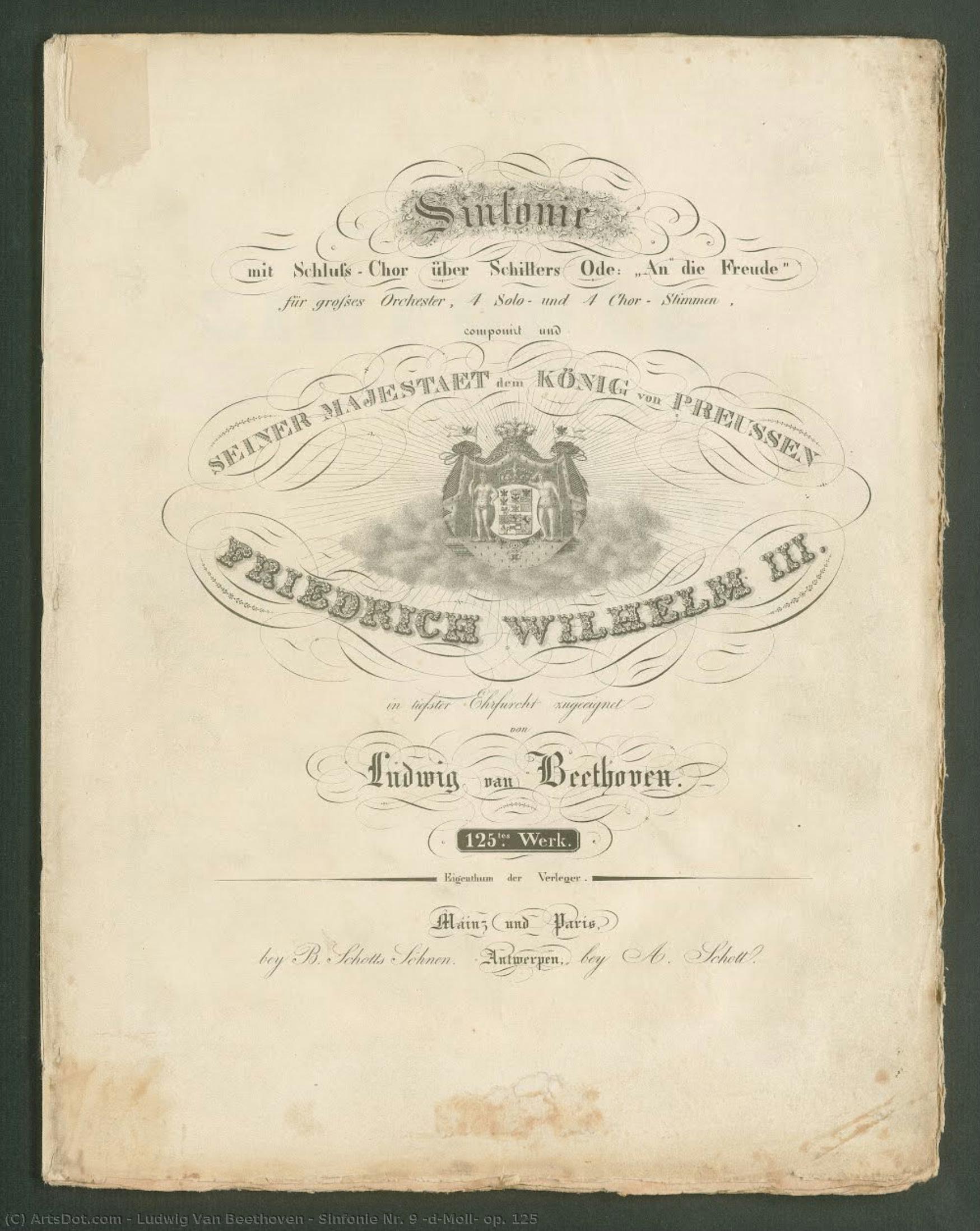 Sinfonie Nr. 9 (d-moll) Op. 125 — Ludwig Van Beethoven
