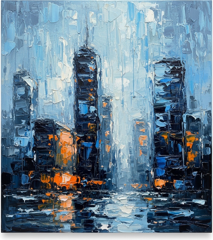 Monolithic Echoes In Slate And Amber: A Singular Vision Of Urban Melancholy — Christian Noiret