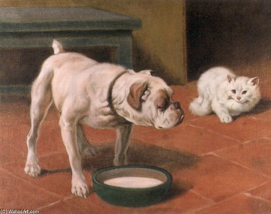 The Bulldog And The Cat — Arthur Heyer