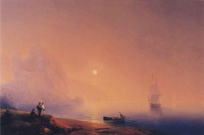 Crimean Tartars On The Sea Shore — Ivan Konstantinovich Aivazovsky