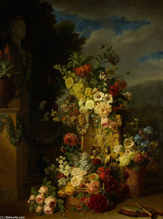 Flower Piece Or Offering To Flora — Jan Frans Van Dael