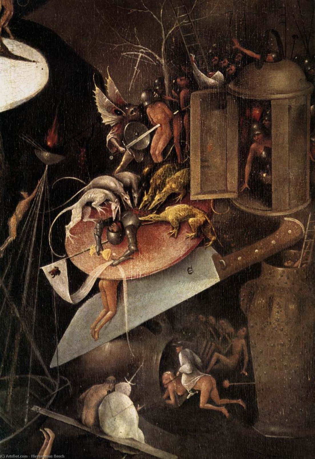Triptych Des Paradiesgartens Der Lusten (detail) — Hieronymus Bosch