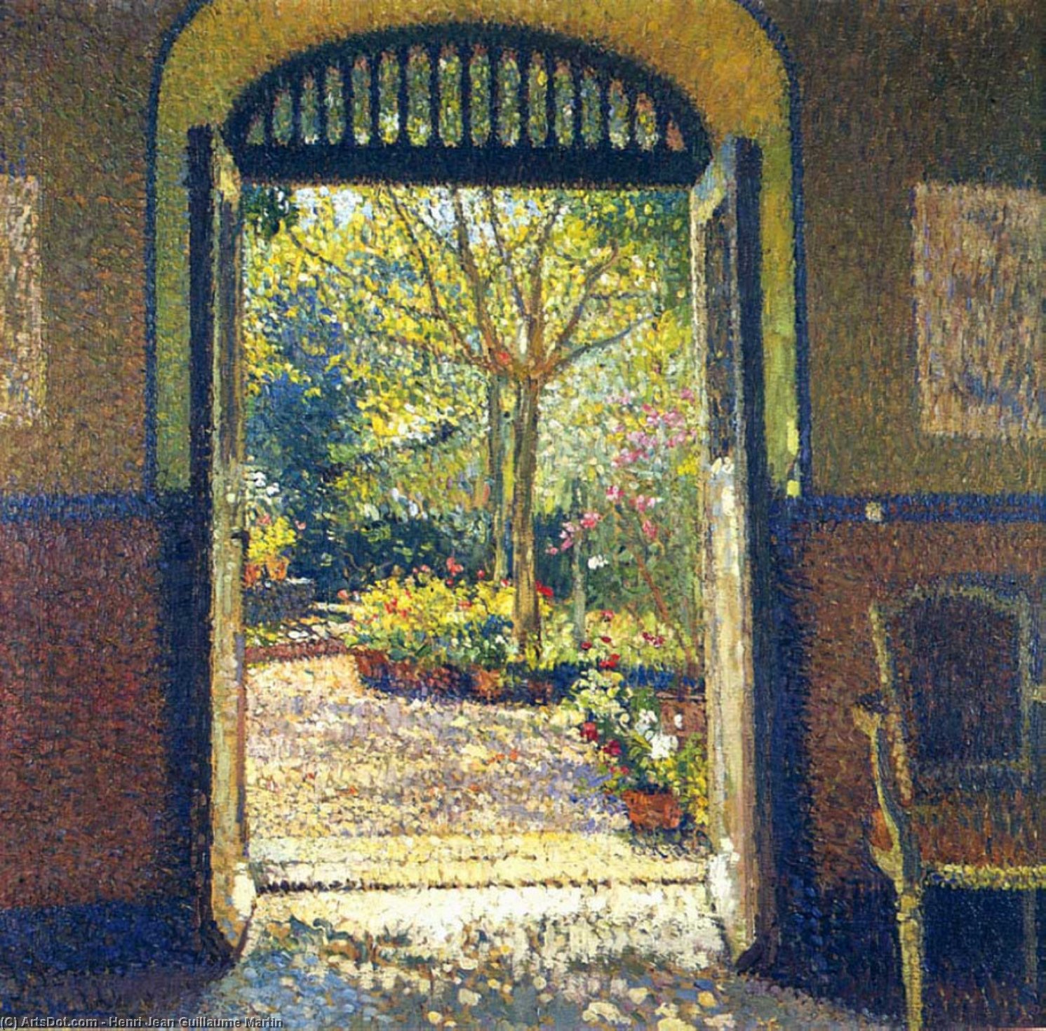 Jardin Au Soleil — Henri Jean Guillaume Martin