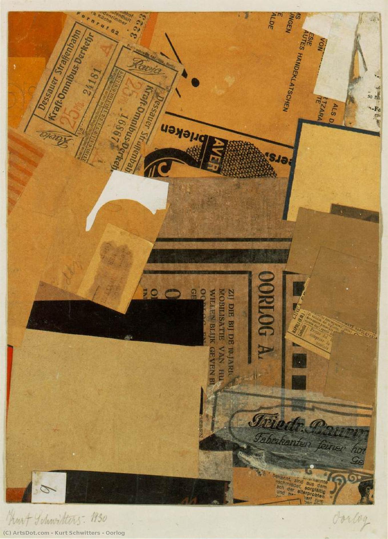 Oorlog — Kurt Schwitters