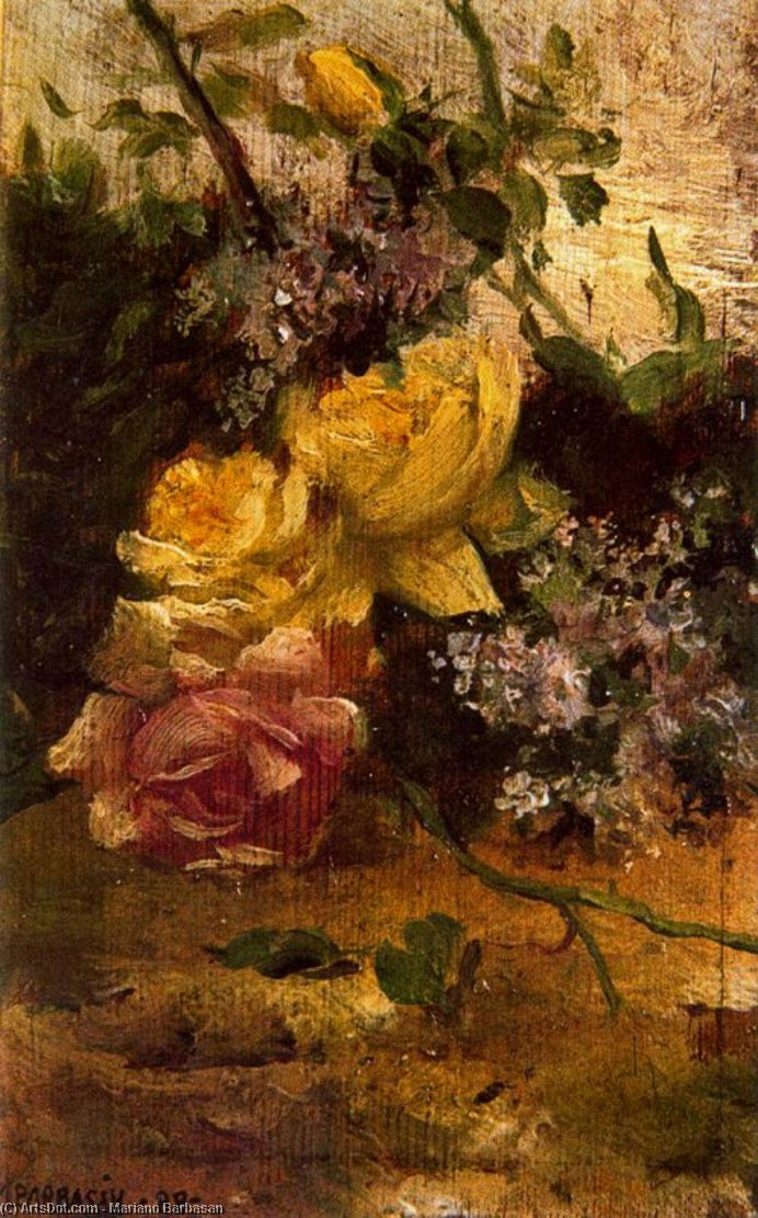 Study Of Flowers — Мариано Барбасан