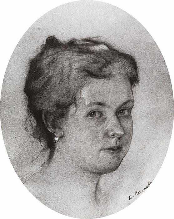 Portrait A. Somova-mikhailova — Konstantin Andreevic Somov