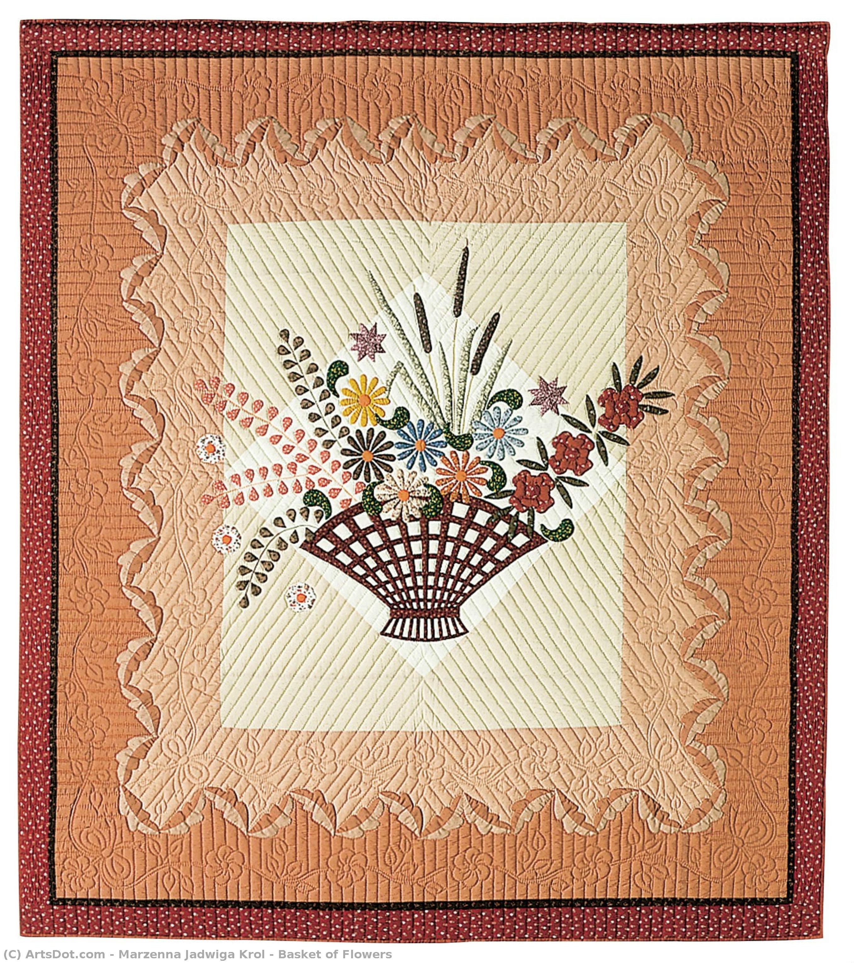 Basket Of Flowers — Marzenna Jadwiga Krol