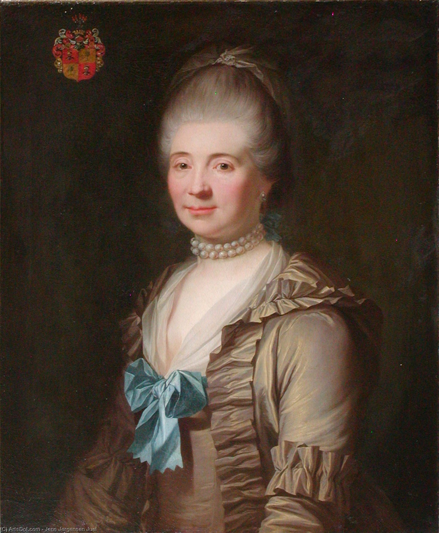 Portrait Of Magdalen Charlotte — Jens Jørgensen Juel