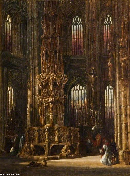 Interior Of The Church Of St Lawrence, Nuremberg, Germany — Henry Thomas Schafer
